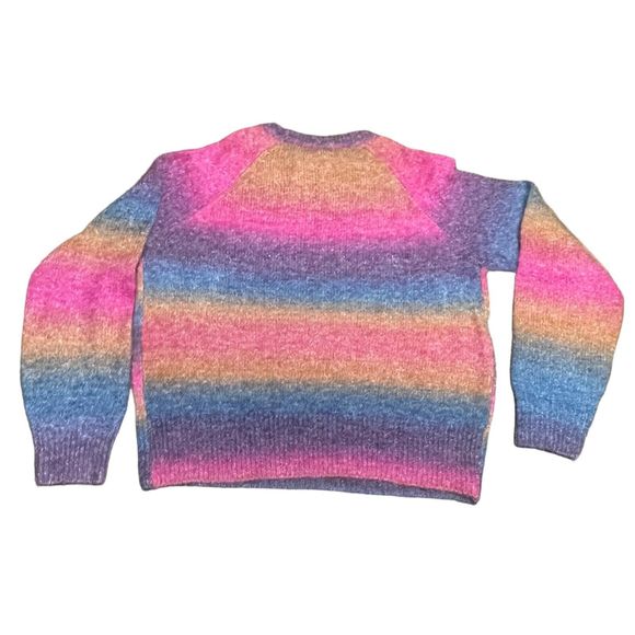 Steve Madden BB Dakota Sweater Women's Ombre‎ Stripe Sweater Small - Picture 3 of 7